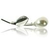 Lapel Pearl Drop Brooch Pin, Swarovski Crystal Elements, Christmas Gift for Her - Thumbnail Image 25