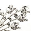 Bouquet Flower Lapel Crystal Brooch Pin Jewellery, Swarovski Crystal Elements - Thumbnail Image 7