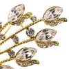 Bouquet Flower Lapel Crystal Brooch Pin Jewellery, Swarovski Crystal Elements - Thumbnail Image 13