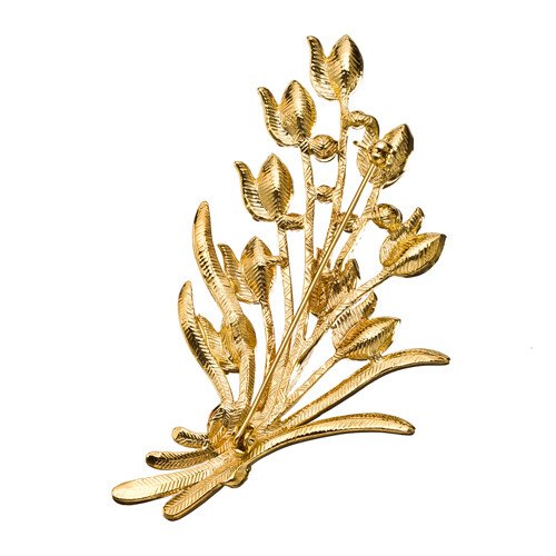 Bouquet Flower Lapel Crystal Brooch Pin Jewellery, Swarovski Crystal Elements - Image 15