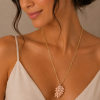 Long Chain Pendant Necklace, Swarovski Crystal Elements & Pear Drops, Gift for Her - Thumbnail Image 9
