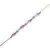 Vintage Crystal Chain Bracelet Jewelry, Swarovski Crystal Elements on 14K Gold - Thumbnail Image 15