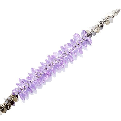 Womens Swarovksi Crystal Elements, Cut Glass Beads Cluster Bracelet, Janeojewels - Image 6