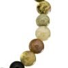 Mens Bracelet, Agate Beads Natural Stones Wristband, Swarovski Crystal Elements - Thumbnail Image 12