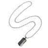 Mens Jewelry, mens Jewelry in steel dog tag, Mens pendant which is a solid tablet - Thumbnail Image 4