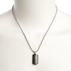 Mens Jewelry, mens Jewelry in steel dog tag, Mens pendant which is a solid tablet - Thumbnail Image 5
