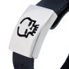 Engraved Skull Mens Bracelet Leather Strap Wristband, Stainless Steel, Great Gift - Thumbnail Image 8