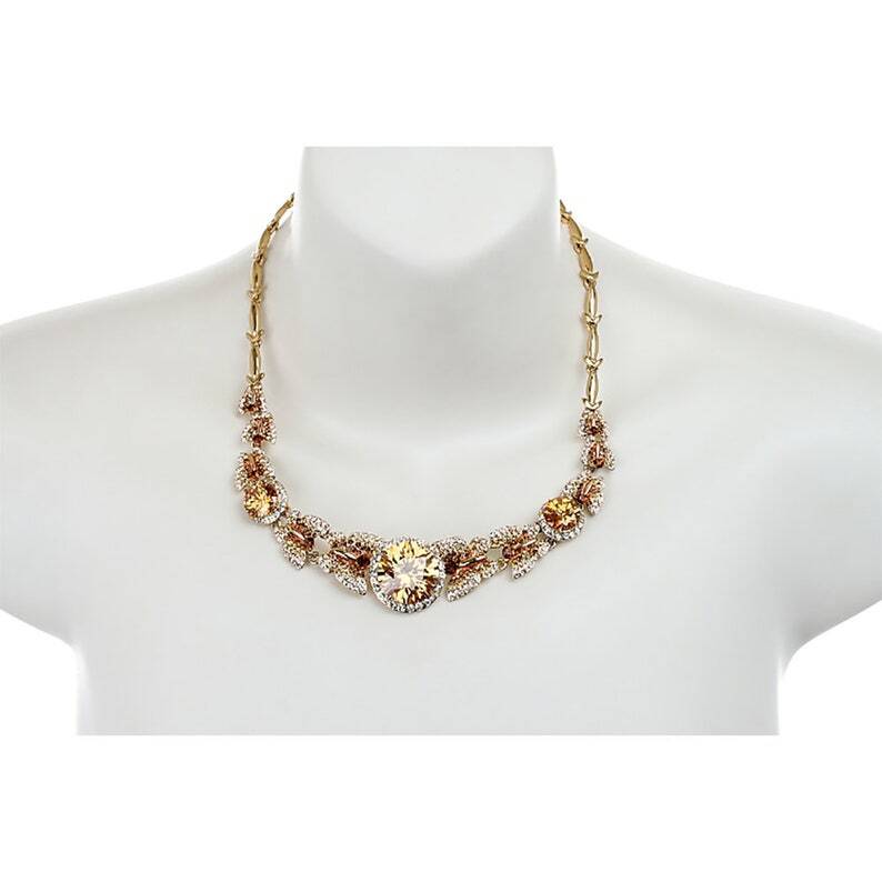 Jewellery Set, Necklace, Earrings, Swarovski Crystal Elements & Zirconia Crystals - Image 9