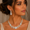 Jewellery Set, Necklace, Earrings, Swarovski Crystal Elements & Zirconia Crystals - Thumbnail Image 20